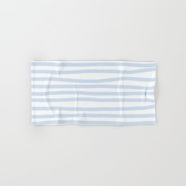 Light Blue Stripes Horizontal Hand & Bath Towel