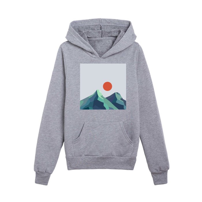Abstract Landscape 30A Kids Pullover Hoodie