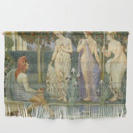 The Judgement of Paris by Walter Crane Wall Hanging
