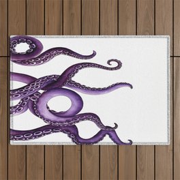 Kraken Purple Outdoor Rug