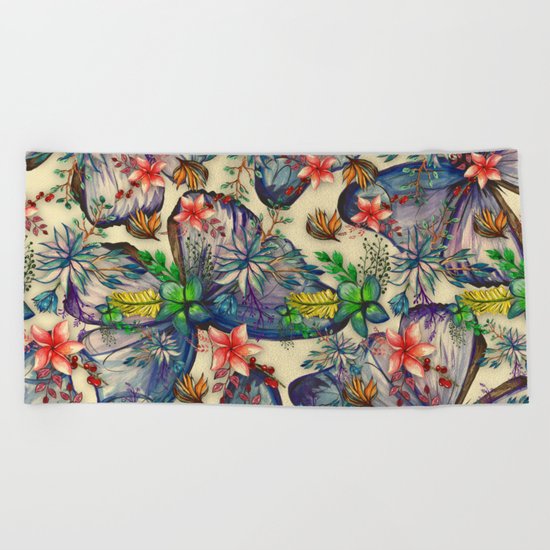My Tropical Garden 10 Beach Towel