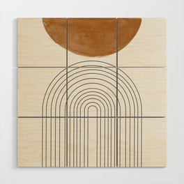 Minimalist Space Wood Wall Art