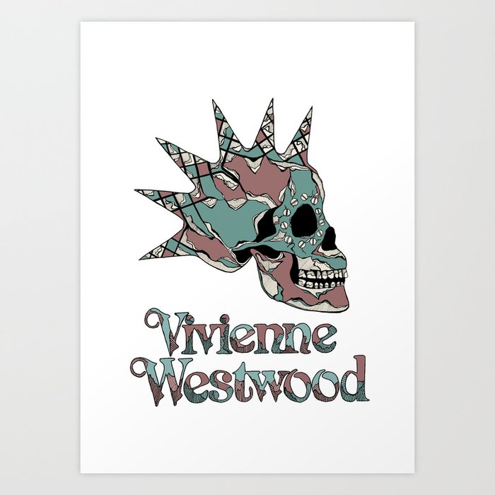 Vivienne Westwood Skull Art Print