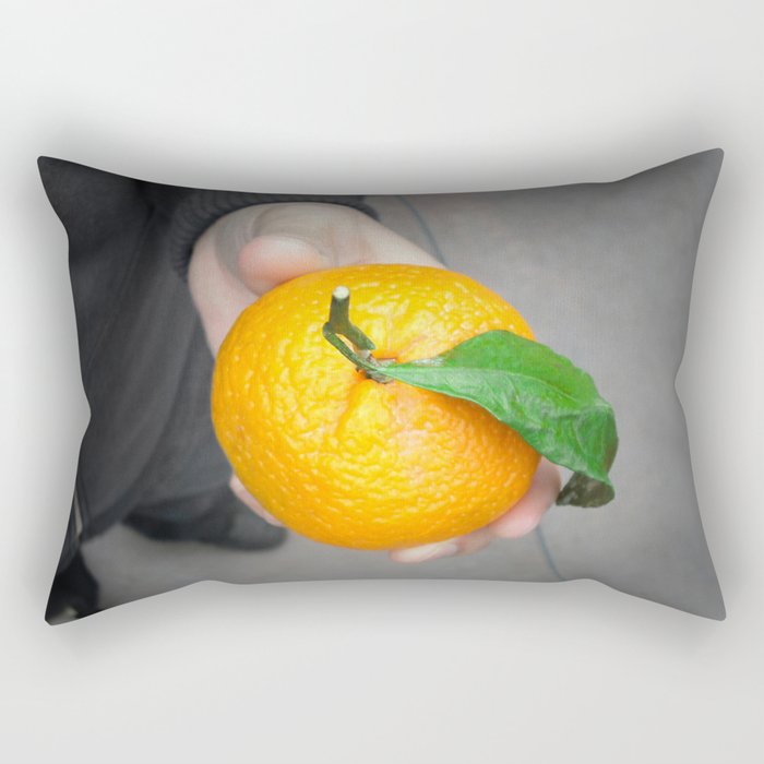 california orange Rectangular Pillow