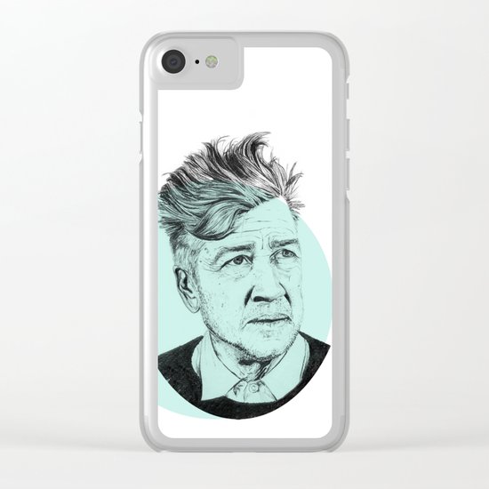 David Lynch Clear iPhone Case