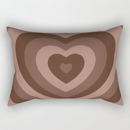 Chocolate HeartBeat Rectangular Pillow