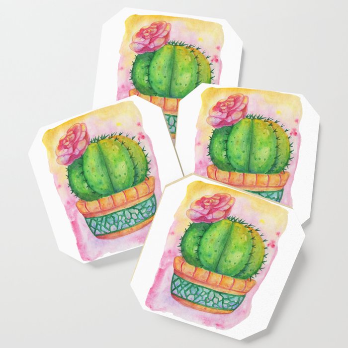 Cute Cactus Coaster