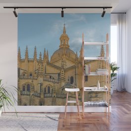 Spain Photography - The Historical Cathedral In Segovia Wall Mural
