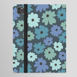 Blue Bloom iPad Folio Case