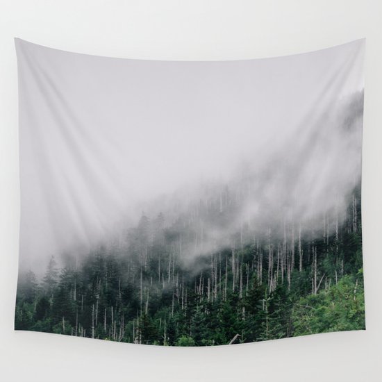 Misty Great Smoky National Park Wall Tapestry