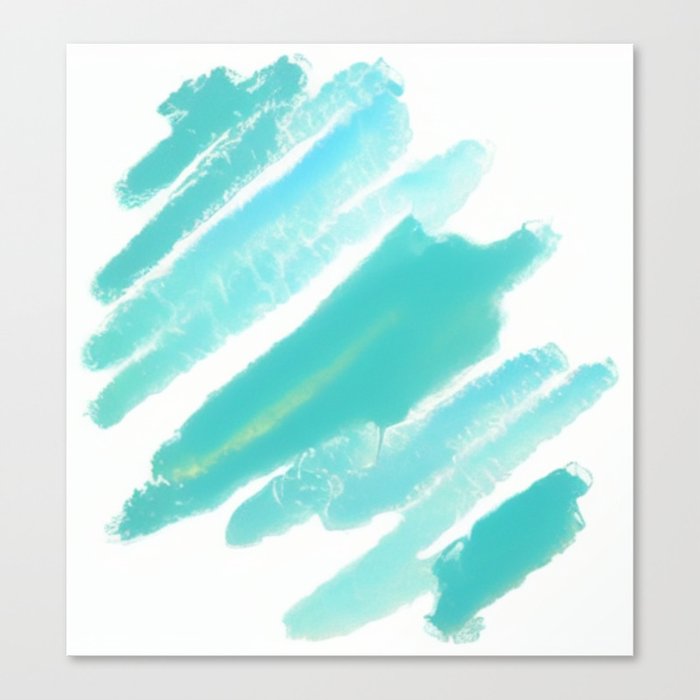 Abstract - mint Canvas Print