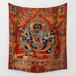 Vajrapani Bodhisattva Buddhist Deity Mahachakra Wall Tapestry