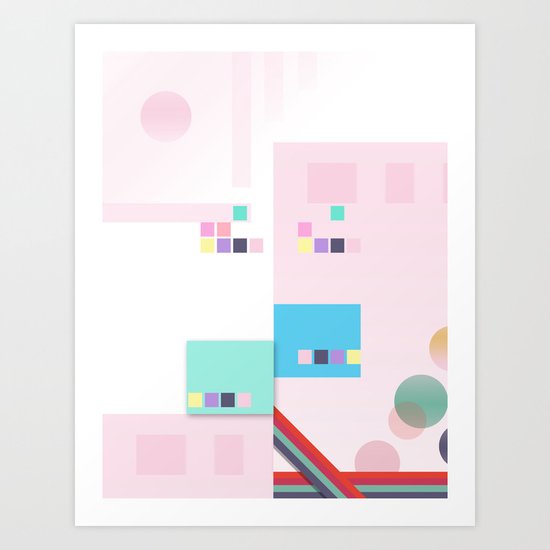 Skyline '46 Art Print