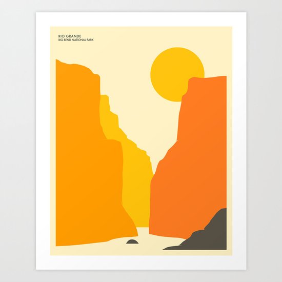 BIG BEND NATIONAL PARK Art Print