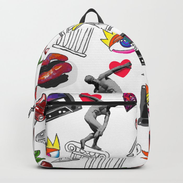 Lovers of Surrealism, kitsch. Backpack