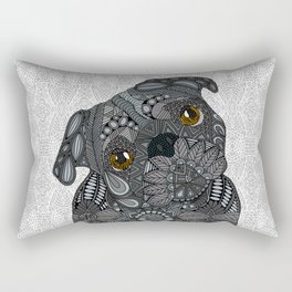 Black Pug 2016 Rectangular Pillow