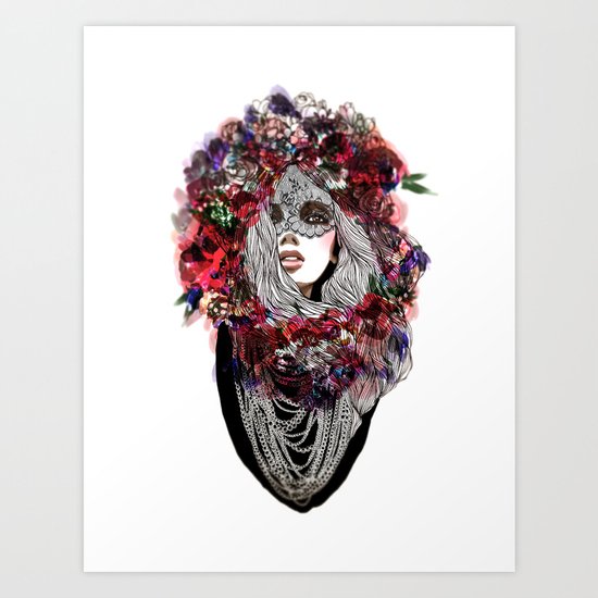 Mrs. Autumn Art Print