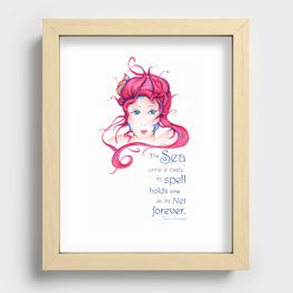 Mermaid Spell Recessed Framed Print