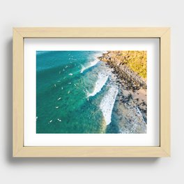 Longboard Paradise Recessed Framed Print