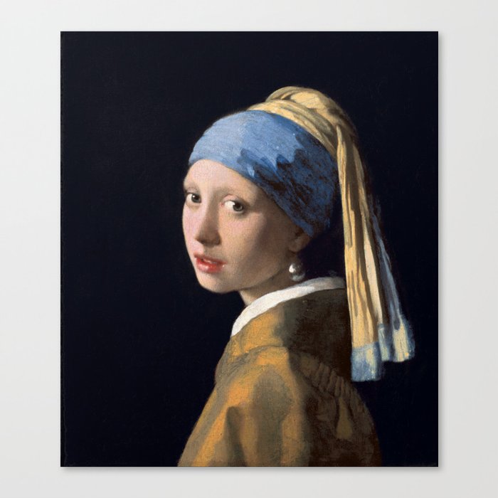 Johannes Vermeer - Girl with a Pearl Earring Canvas Print