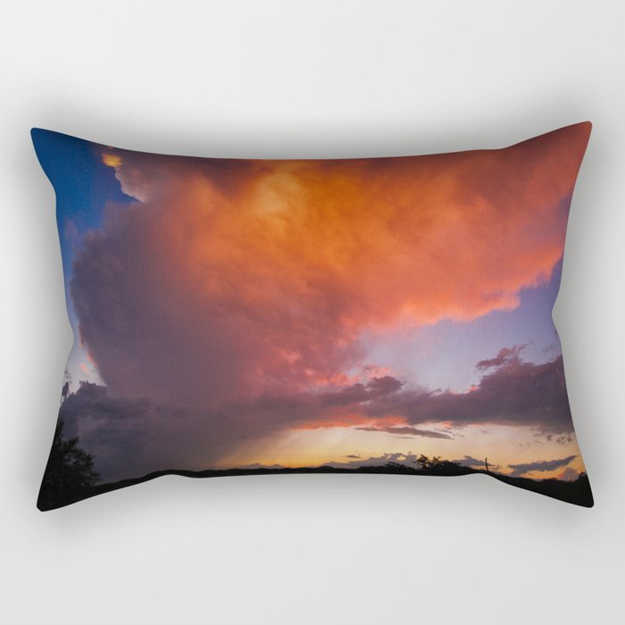 Before The End Of The Storm Rectangular Pillow