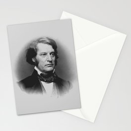 Charles Sumner Portrait - 1859 Stationery Card