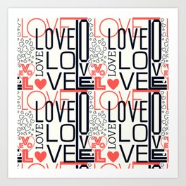 Love and Love Art Print
