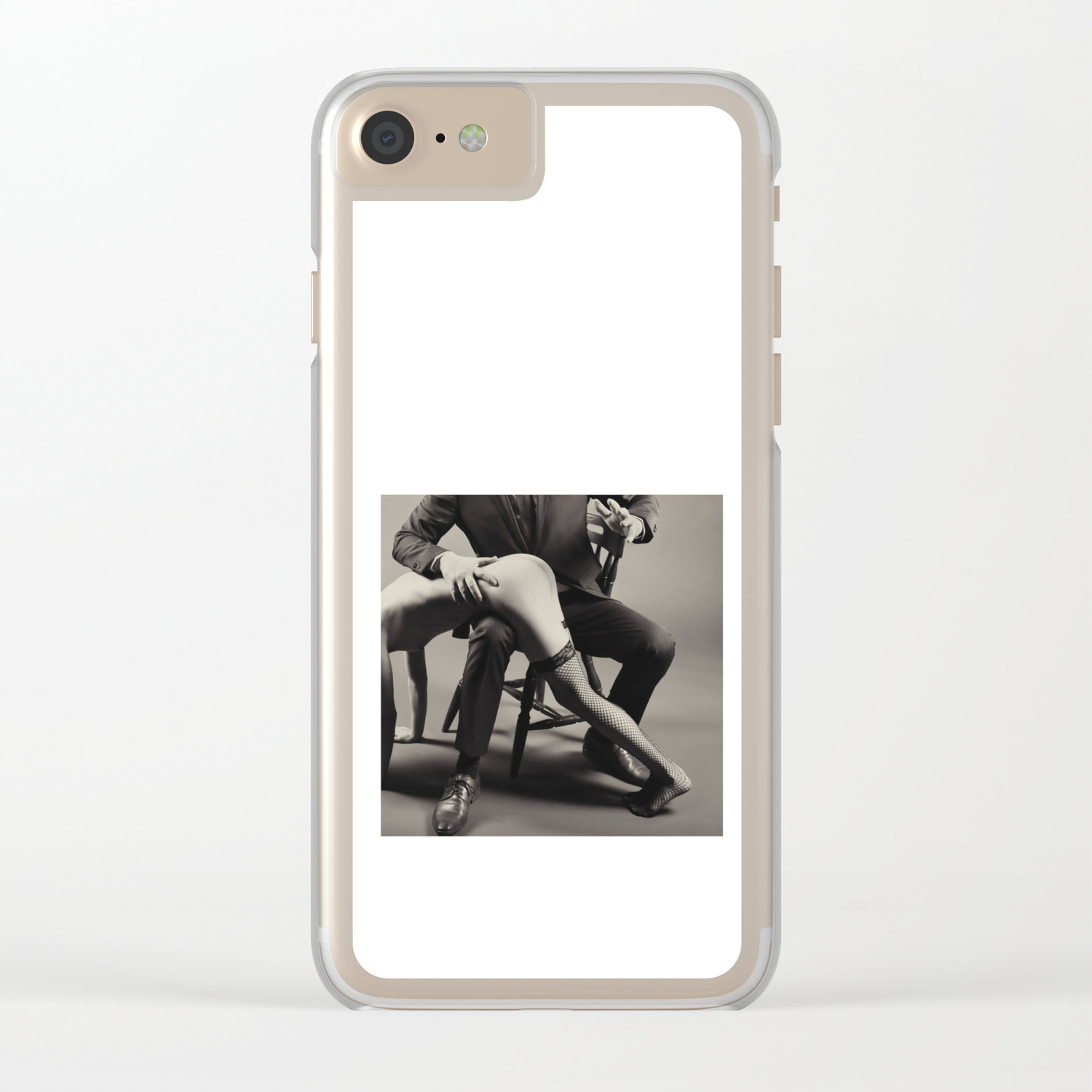Photograph Spanking Art Nude Woman Spanked Clear Iphone Case By