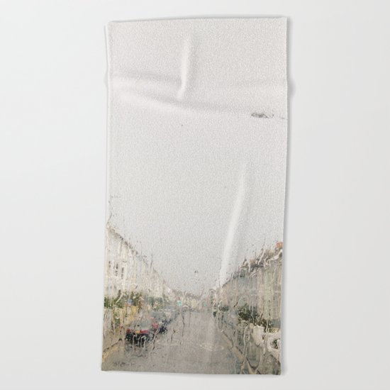 Rainy Sunday Beach Towel