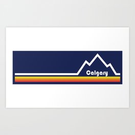 Calgary Alberta Art Print