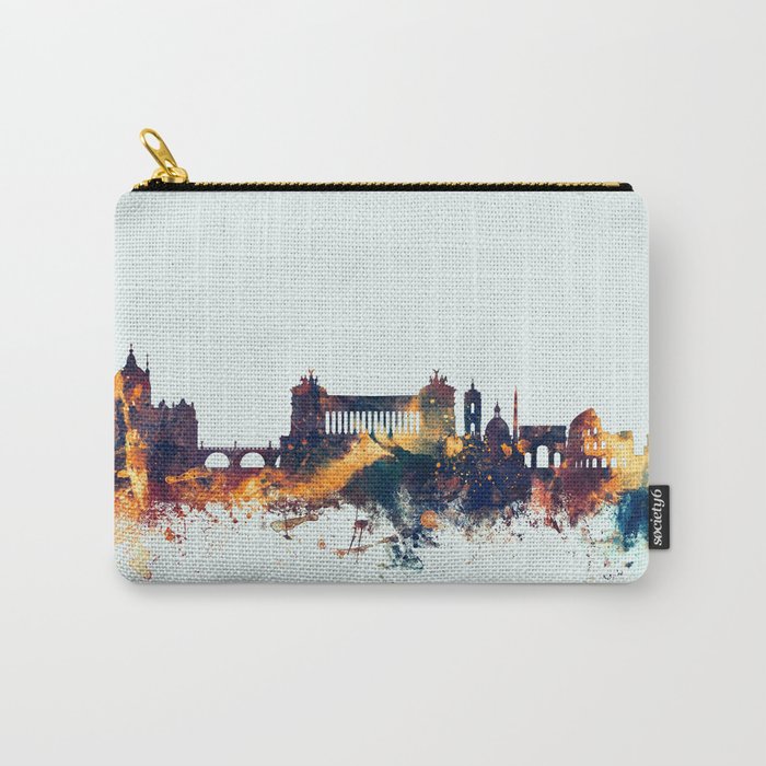 Rome Italy Skyline Carry-All Pouch