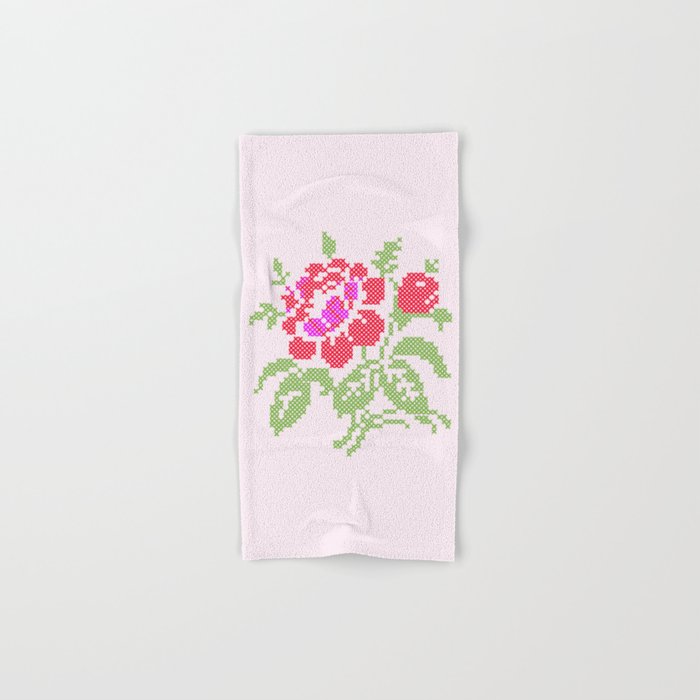 rose bath towels