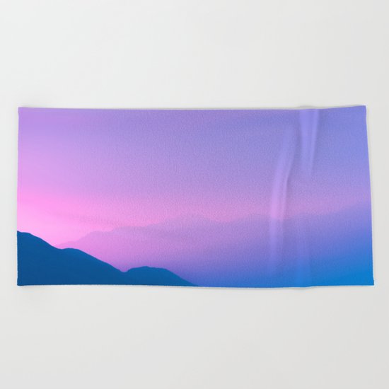 Sunset Layers Beach Towel