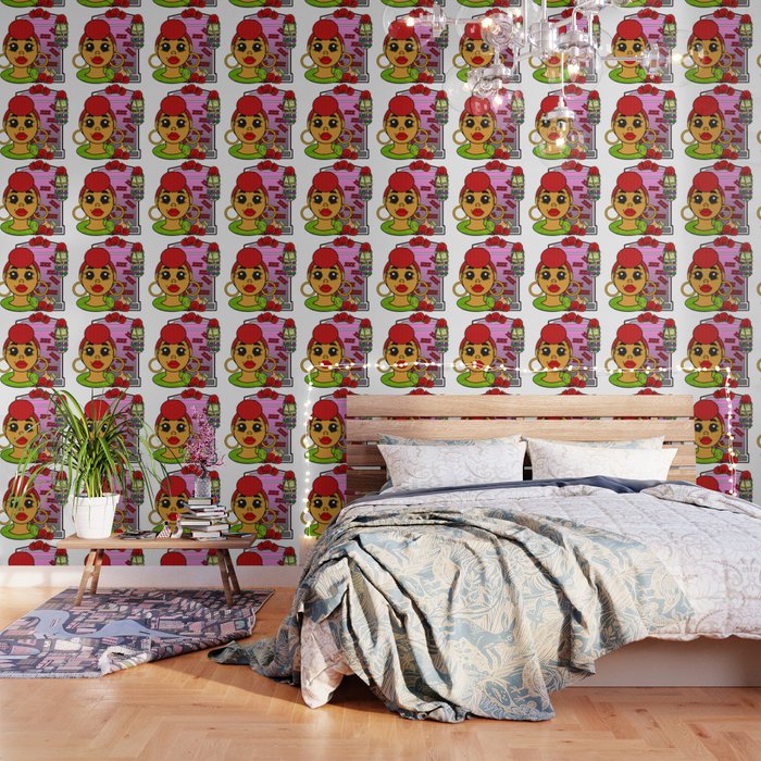 Marie Laveau and Tomb Wallpaper by RetroVintageVibes | Society6