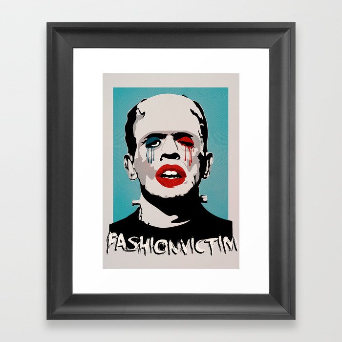 =Boris Karloff=FASHIONVICTIM= Framed Art Print
