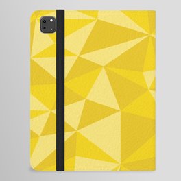 Yellow Triangle Pattern iPad Folio Case