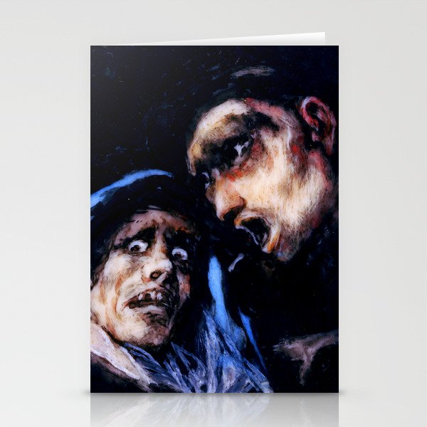 Francisco Goya "Monk Talking to an Old Woman" Stationery Cards