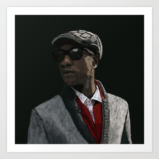 Aloe Blacc Art Print