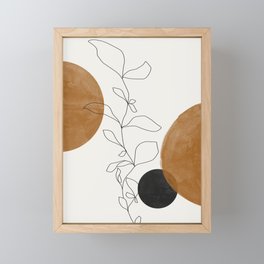 Abstract Plant Framed Mini Art Print