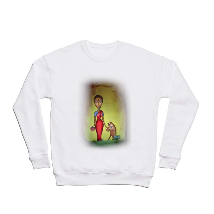 Red Riding Hood and the Little Bad Wolf Crewneck Sweatshirt