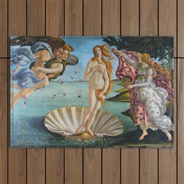 Sandro Botticelli Birth of Venus Outdoor Rug