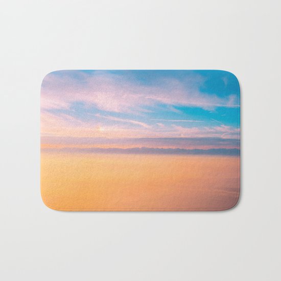 Romantic sky Bath Mat