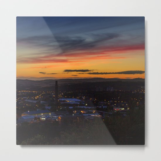 City of Dundee Sunset Metal Print