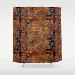 Mohave Native American Art Shower Curtain