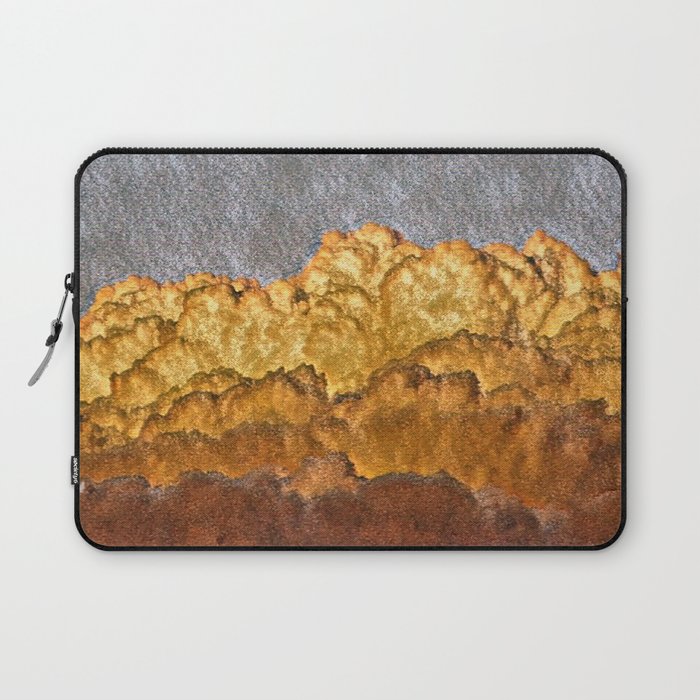 Clouds and colors - artistic illustration design Laptop Sleeve