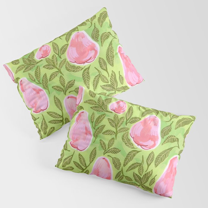 Summer Rose Apple : Jambu Air Pillow Sham