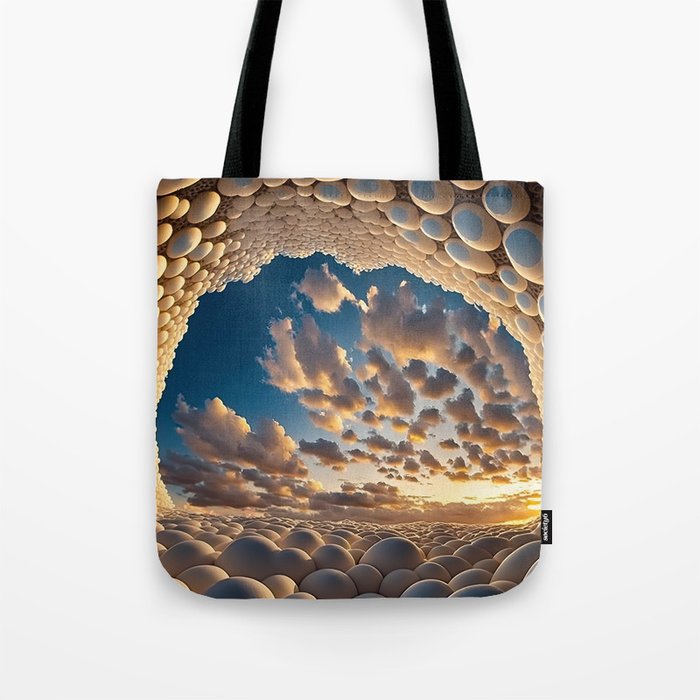 Surreal Skies - Morning Clouds Tote Bag