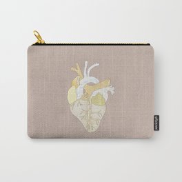 A Heart Unwritten Carry-All Pouch | Anatomicalheart, Composer, Heartbeat, Author, Collage, Heart, Curated, Unwritten, Writer, Journal 