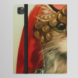 “Gypsy Cat with Fan and Scarf” by Maurice Boulanger iPad Folio Case