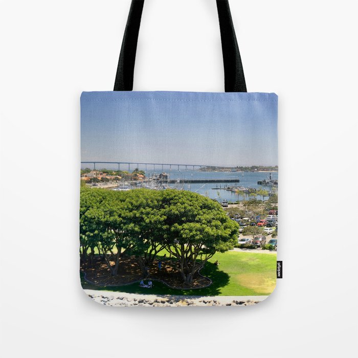 San Diego Tote Bag by Henrik Lehnerer Society6